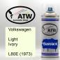 Preview: Volkswagen, Light Ivory, L80E (1973): 400ml Sprühdose, von ATW Autoteile West.